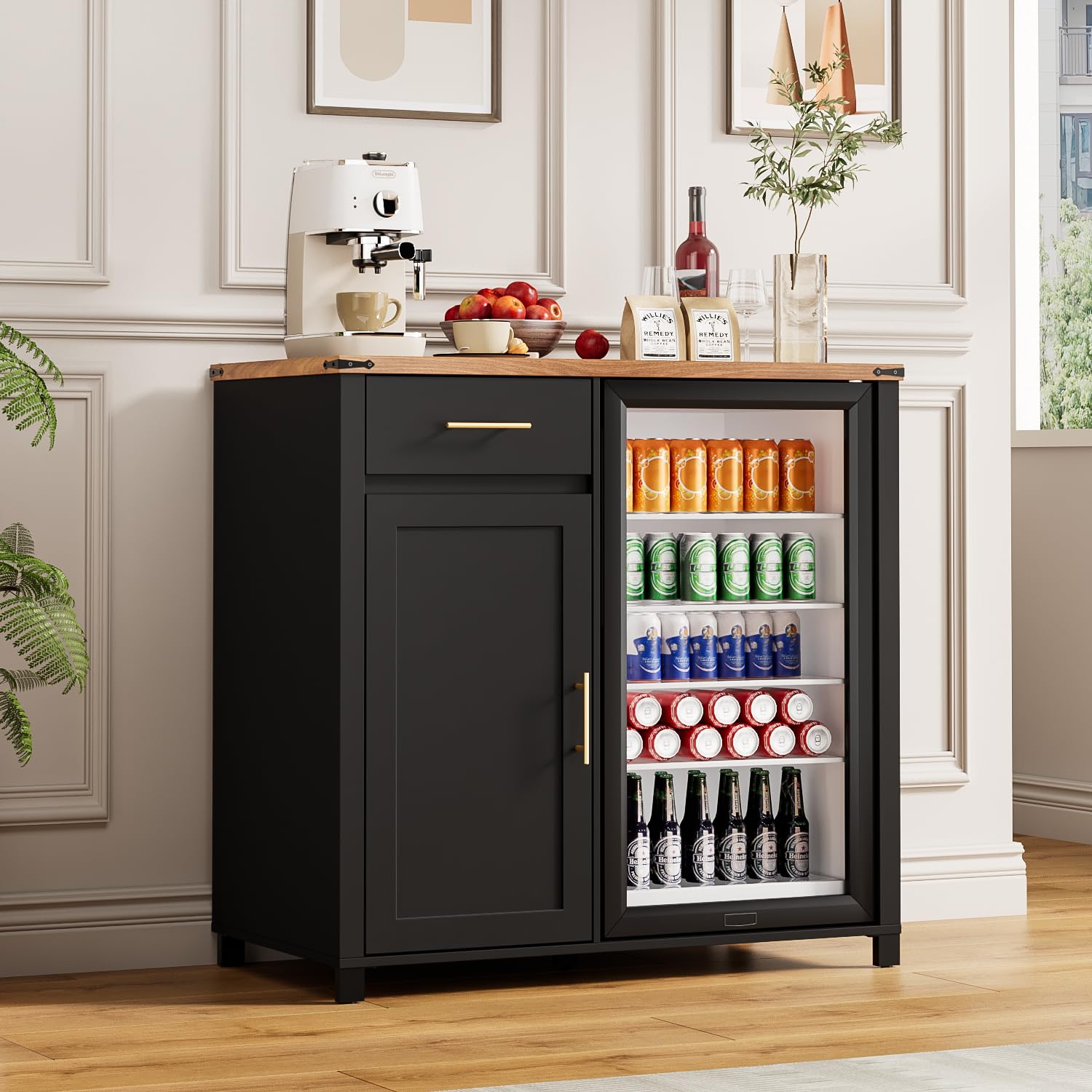 Home Bar Shelves - Mueble de barra de café de