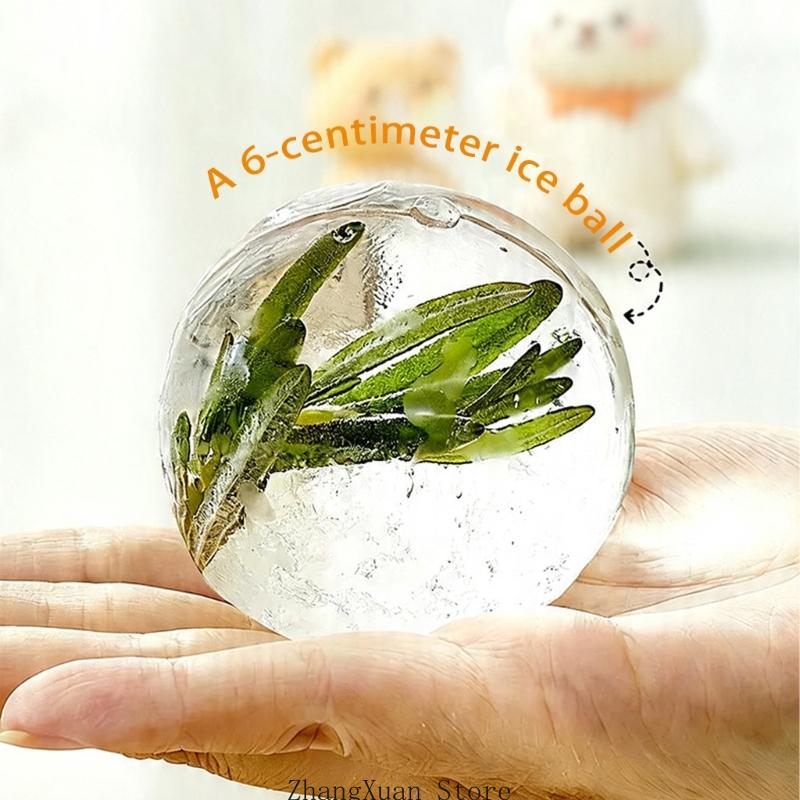 Ice Mold Sphere - Práctico recipiente plegable para bebidas con