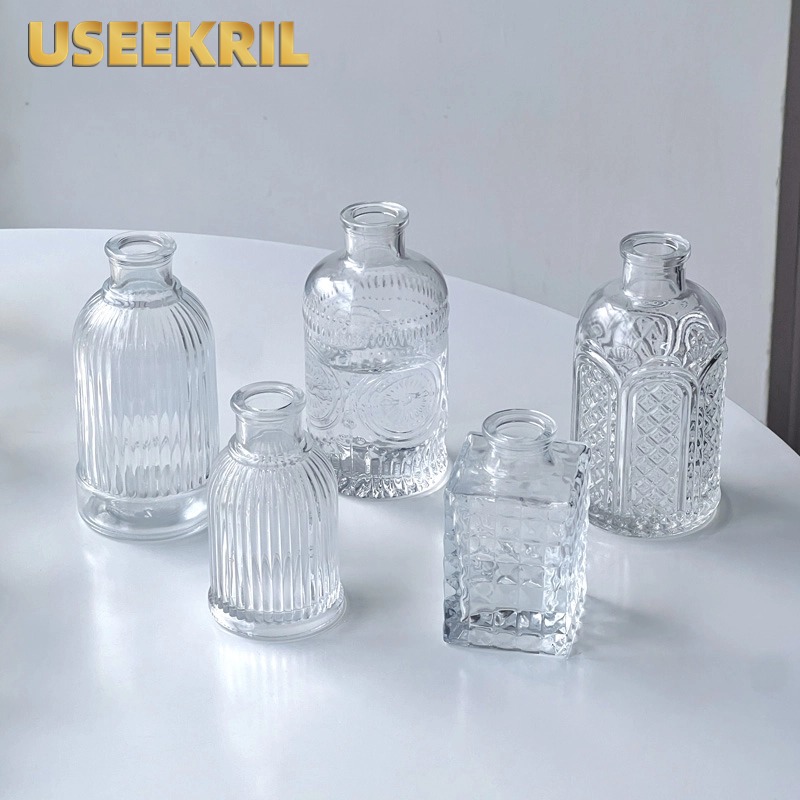 Bitters Bottle Set - Botella de vidrio con tapa para