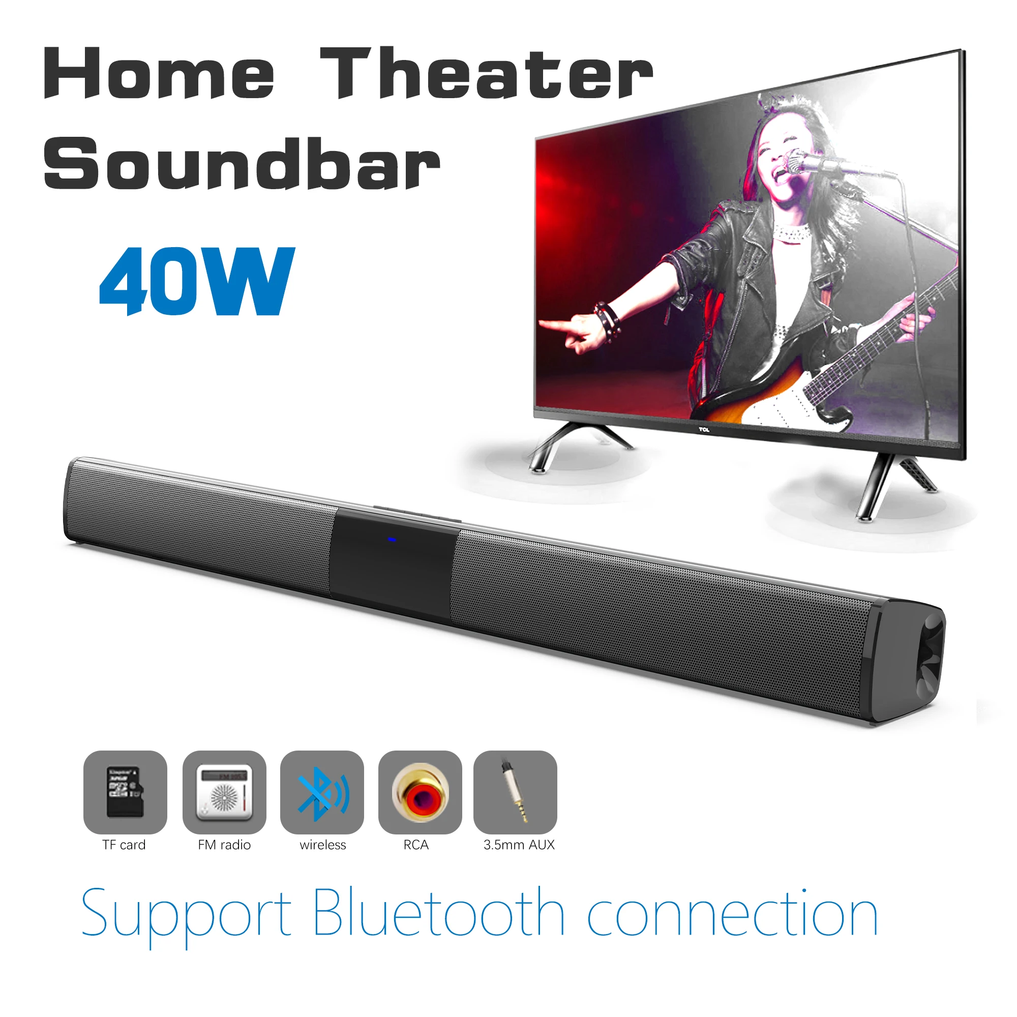 Home Bar And Theater - Barra de sonido de alta potencia