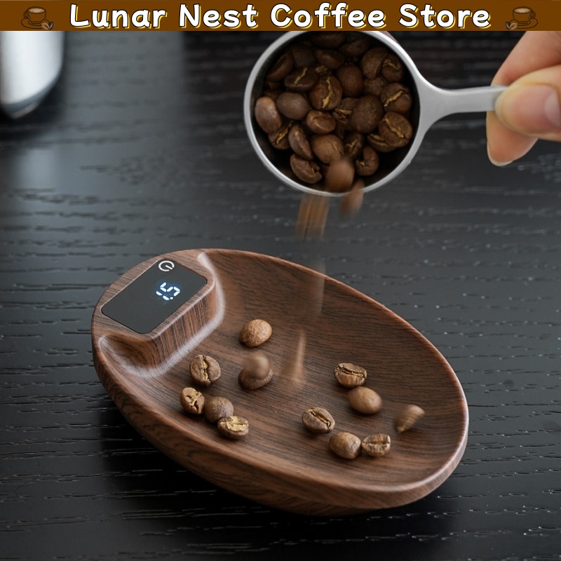 Home Barista - Báscula Digital Portátil para Café, Plato
