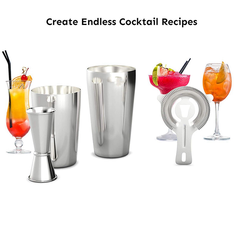 ABJT-Juego coctelera: cocteler - Boston Shaker Set reseña y precio
