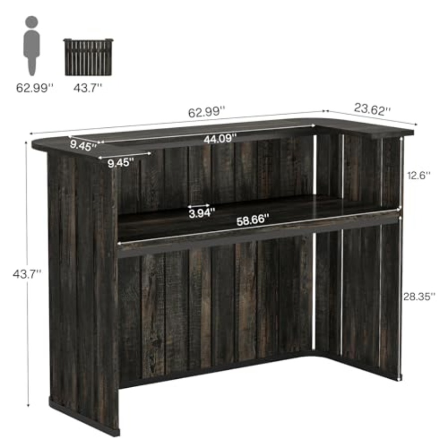 Mueble bar para el hogar, para - Home Bar Shelves reseña y precio