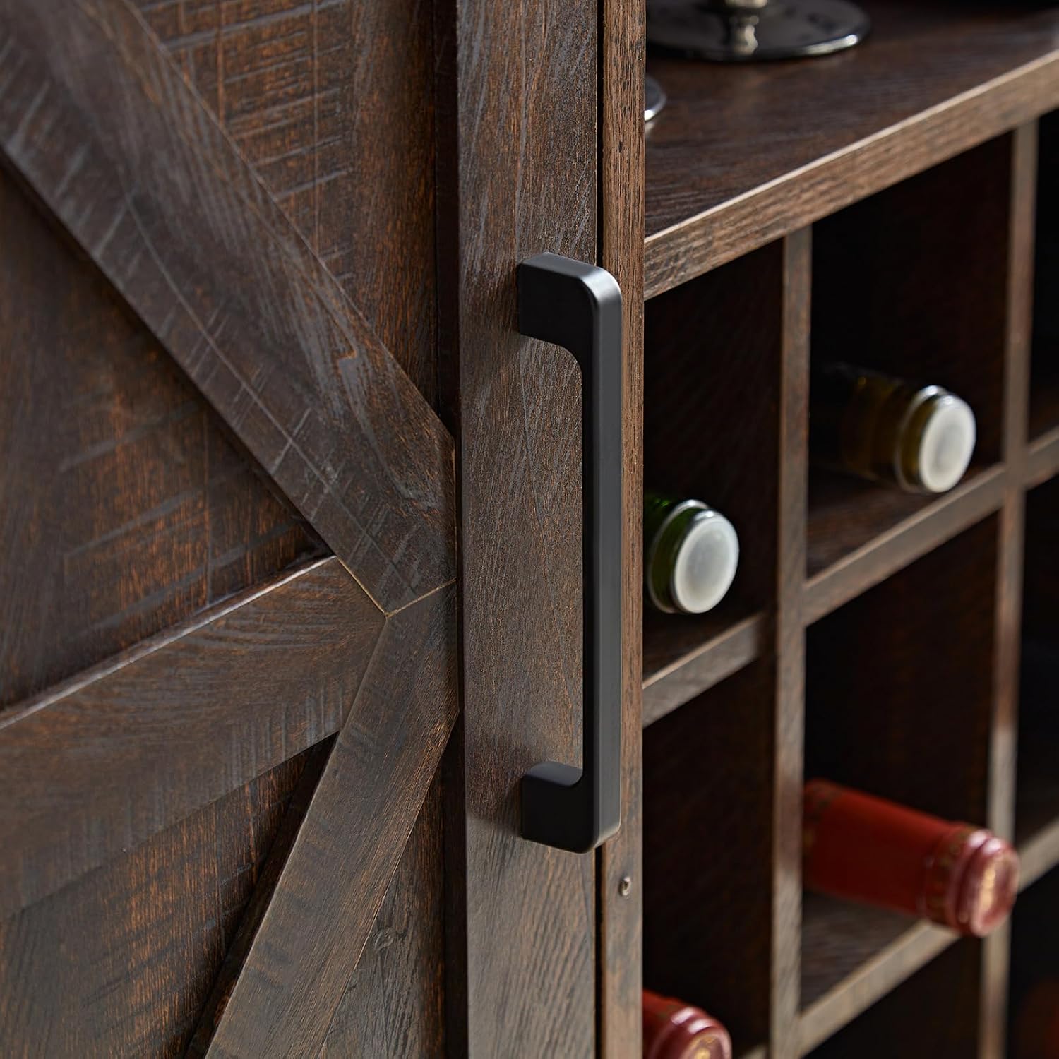 Mueble Bar Estilo Rústico con  - Home Bar Shelves reseña y precio