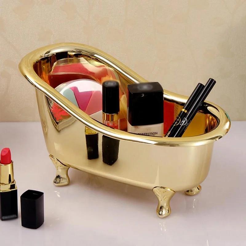 Mini caja de almacenamiento de - Bar Cart Gold reseña y precio