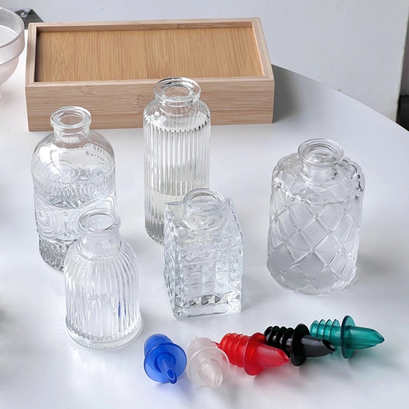 Botella de vidrio con tapa par - Bitters Bottle Set reseña y precio