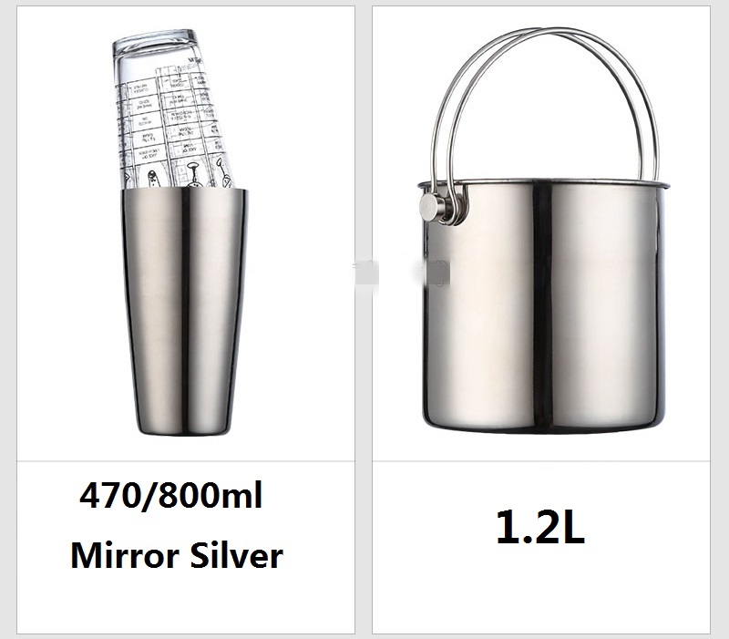 Set de Coctelería de Acero Ino - Boston Shaker Set reseña y precio