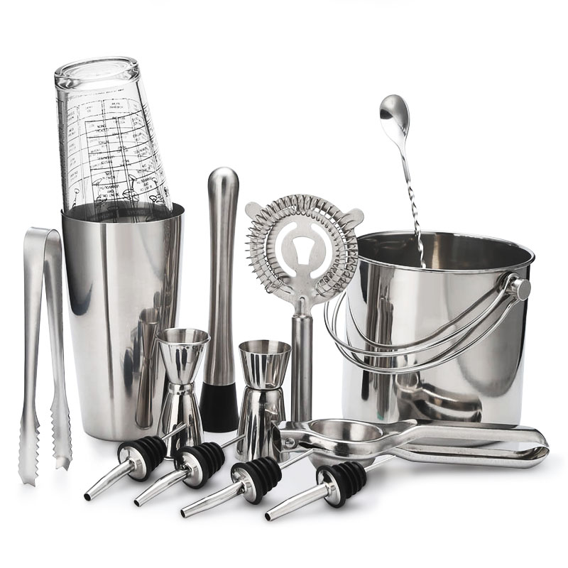 Set de Coctelería de Acero Ino - Boston Shaker Set reseña y precio