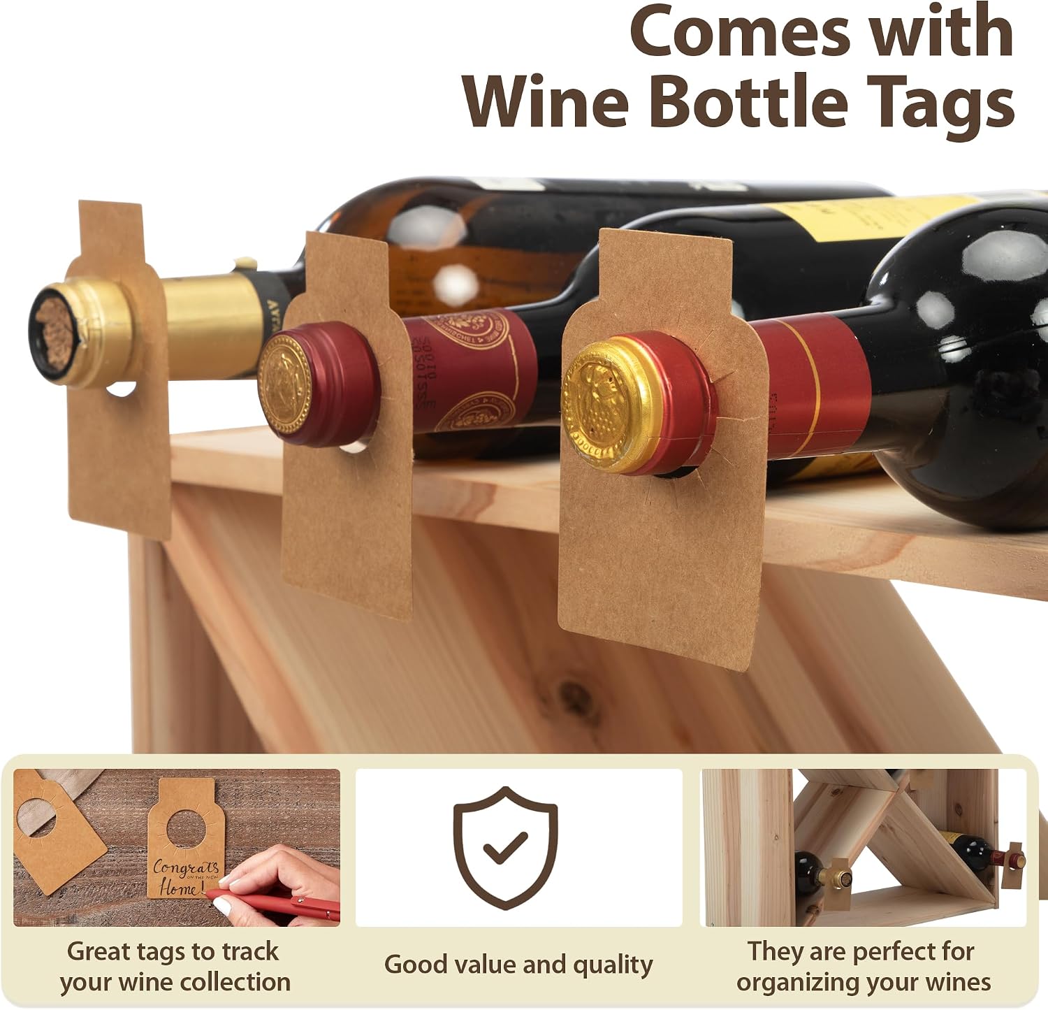 Estante para 96 Botellas de Vi - Home Bar Shelves reseña y precio