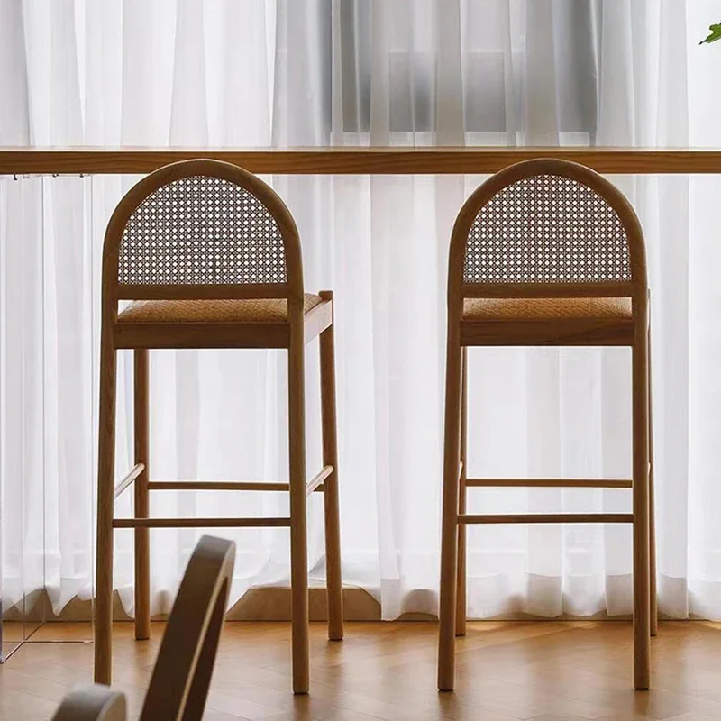 Silla de Bar de Madera Maciza  - Home Bar Stools reseña y precio
